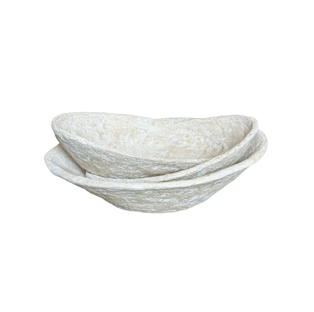 Paper Mache Bowls - Set of 3