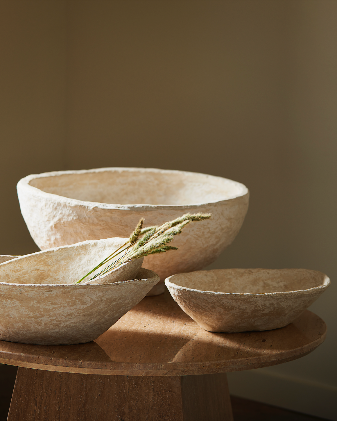 Oversized Paper Mache Bowl